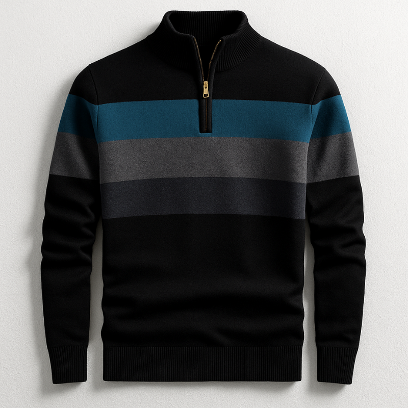 PULLOVER AVEC ZIP POUR HOMME