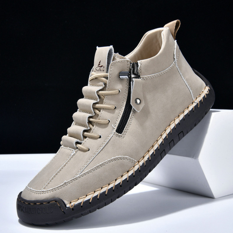 CHAUSSURES EN NABUK AVEC ZIP POUR HOMME