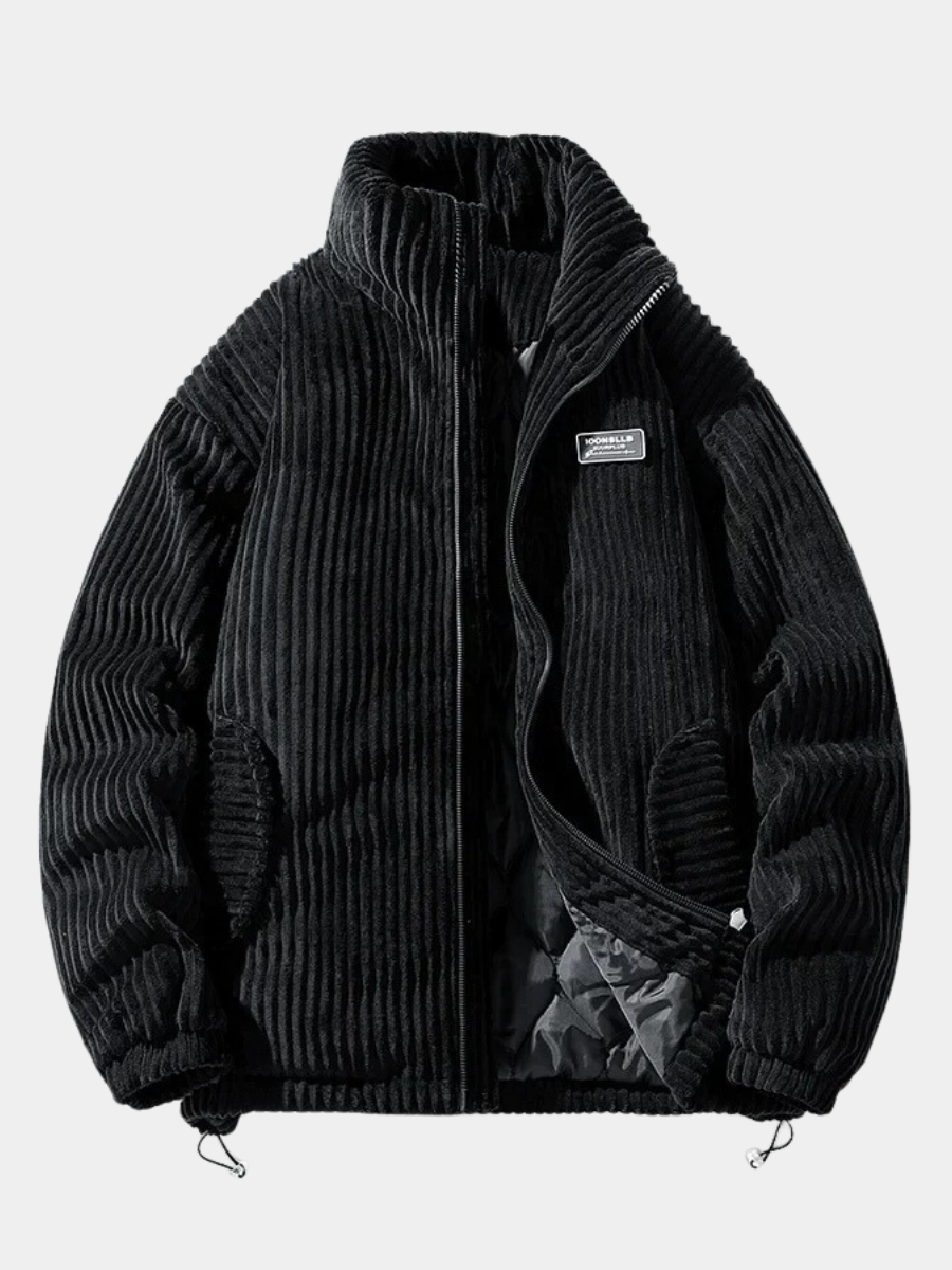 Veste Matelassée En Velours Côtelé Pour Homme